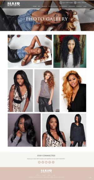 Web Design by pb for Stylist Will Ross | Design: #10225276