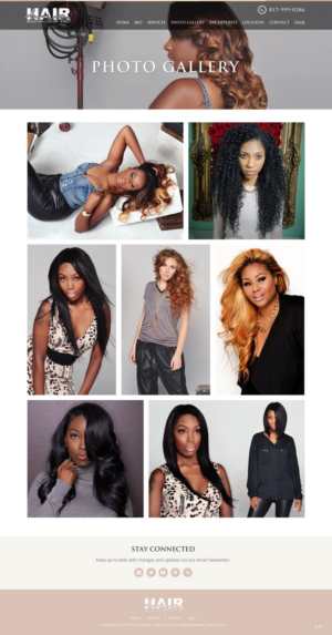 Web Design by pb for Stylist Will Ross | Design: #10234434