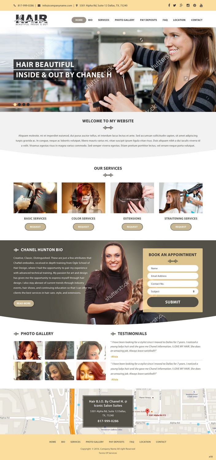 Web-Design von pb für Stylist Will Ross | Design #9874251