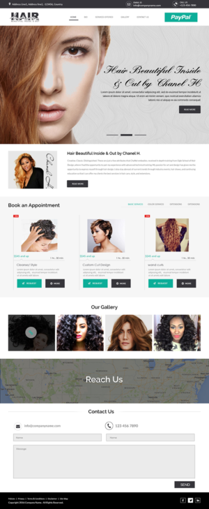 Web Design par Creations Box 2015 pour Stylist Will Ross | Design : #9874821