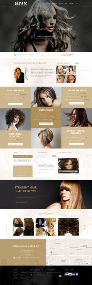 Diseño Web por Da Miracle para Stylist Will Ross | Diseño #9921288