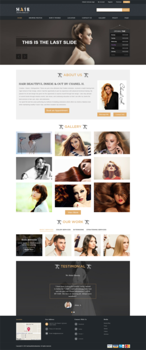 Diseño Web por WebDesk Solution para Stylist Will Ross | Diseño #9910382
