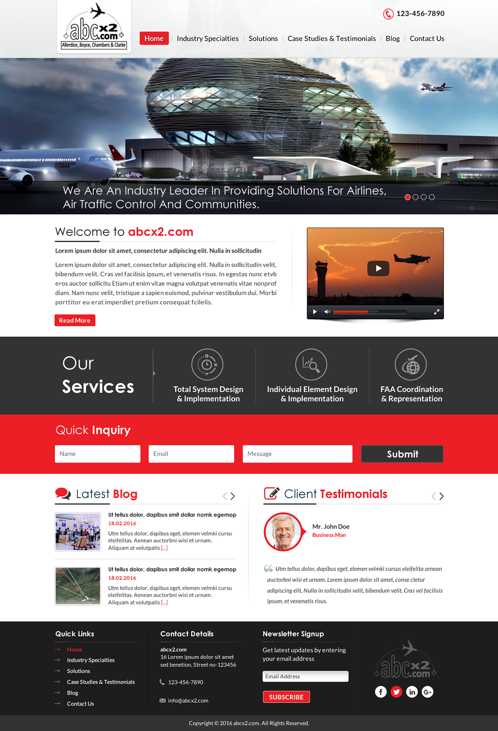 Web Design by Sbss for SkyGen Aviation | Design #9872353