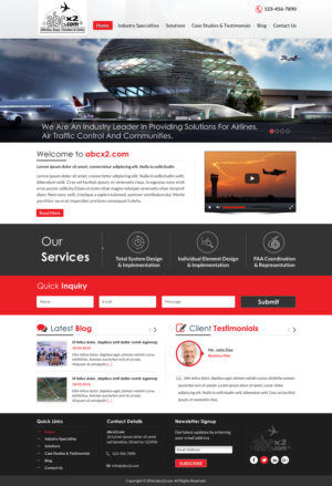 Web Design by Sbss for SkyGen Aviation | Design: #9872353