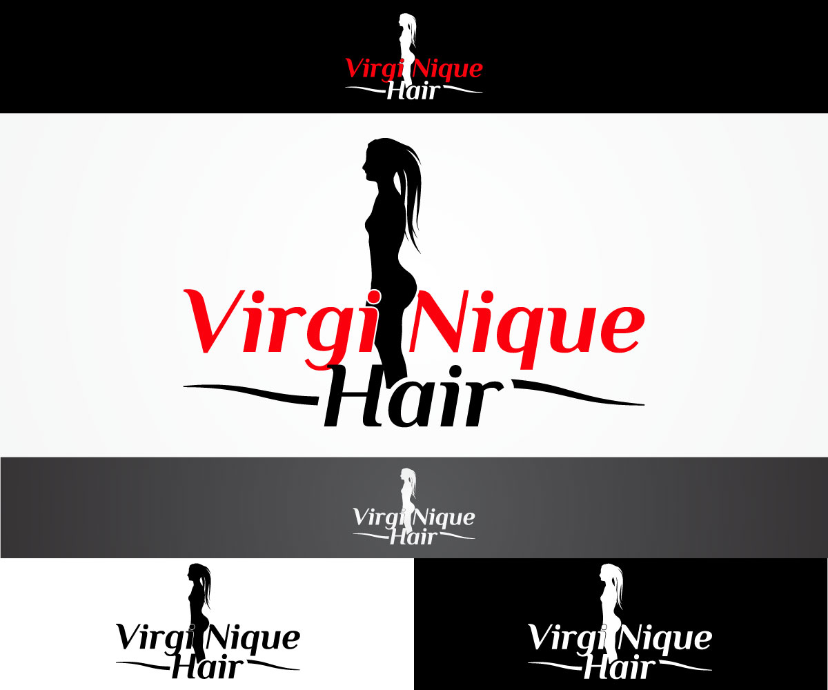 Logo Design by sangeloenriquez for Virginique Hair | Design #9861955