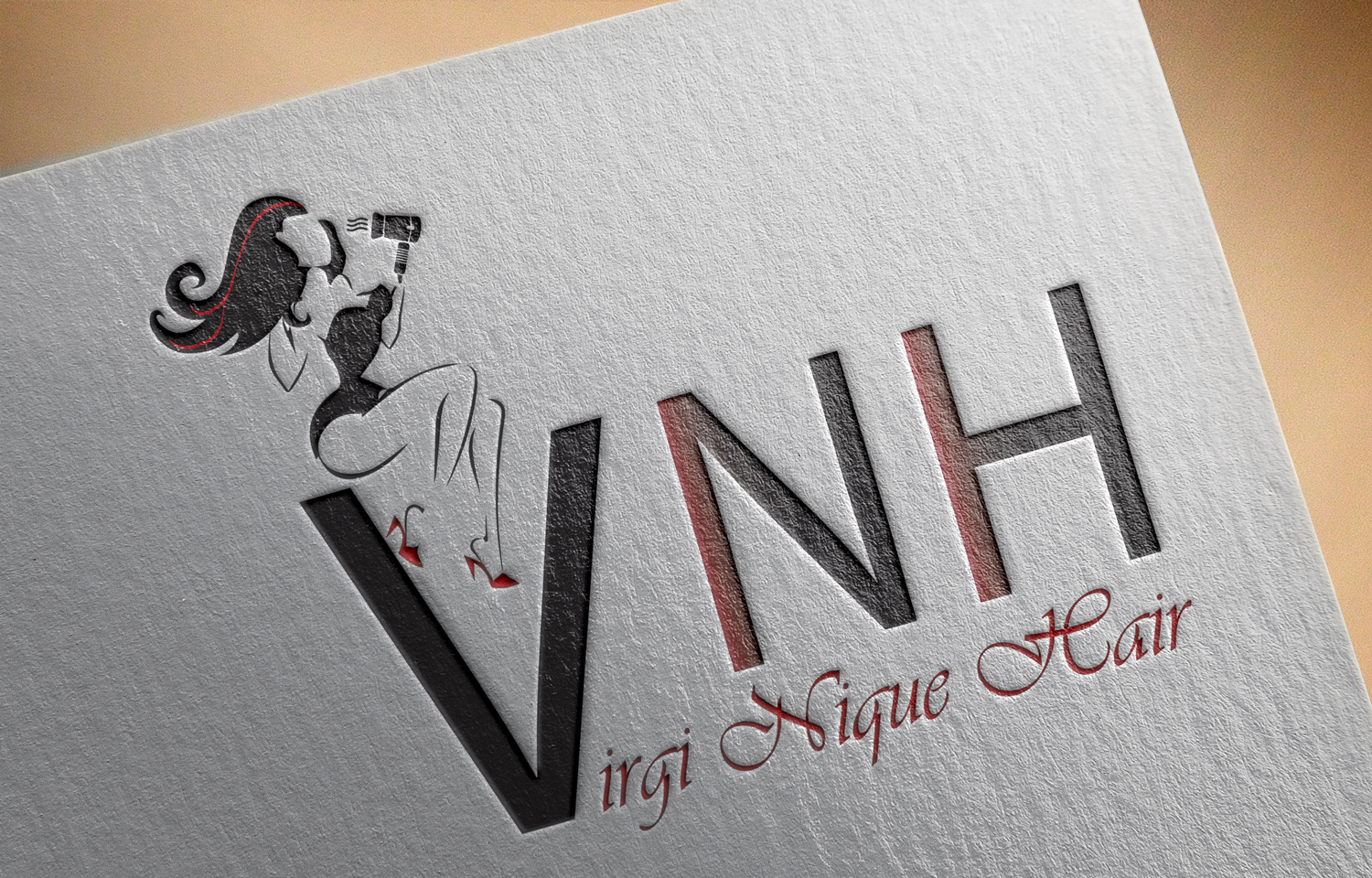 Logo Design by Milicica for Virginique Hair | Design #9862898
