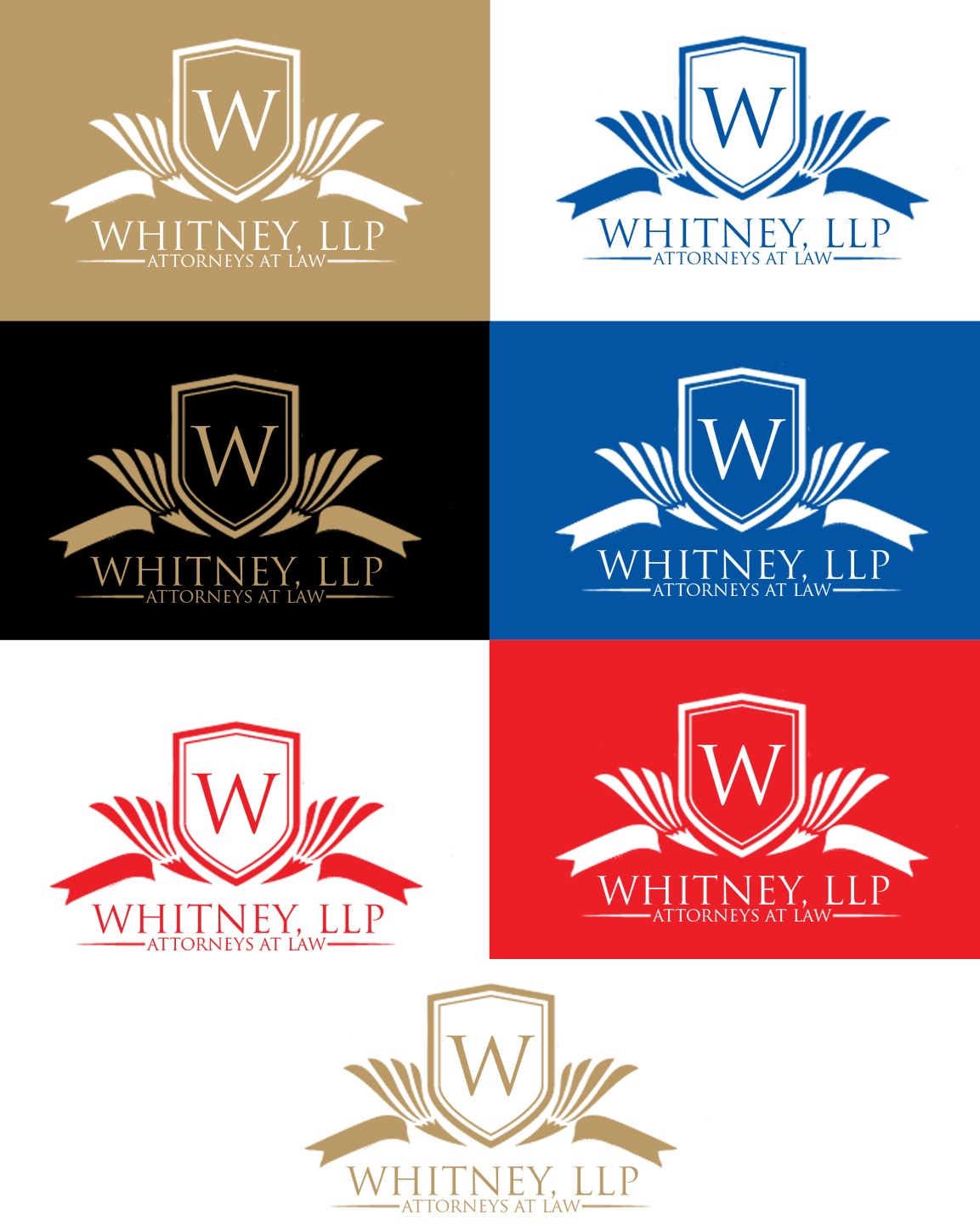 Logo Design by Rahul Rao for Whitney, LLP | Design #9860450