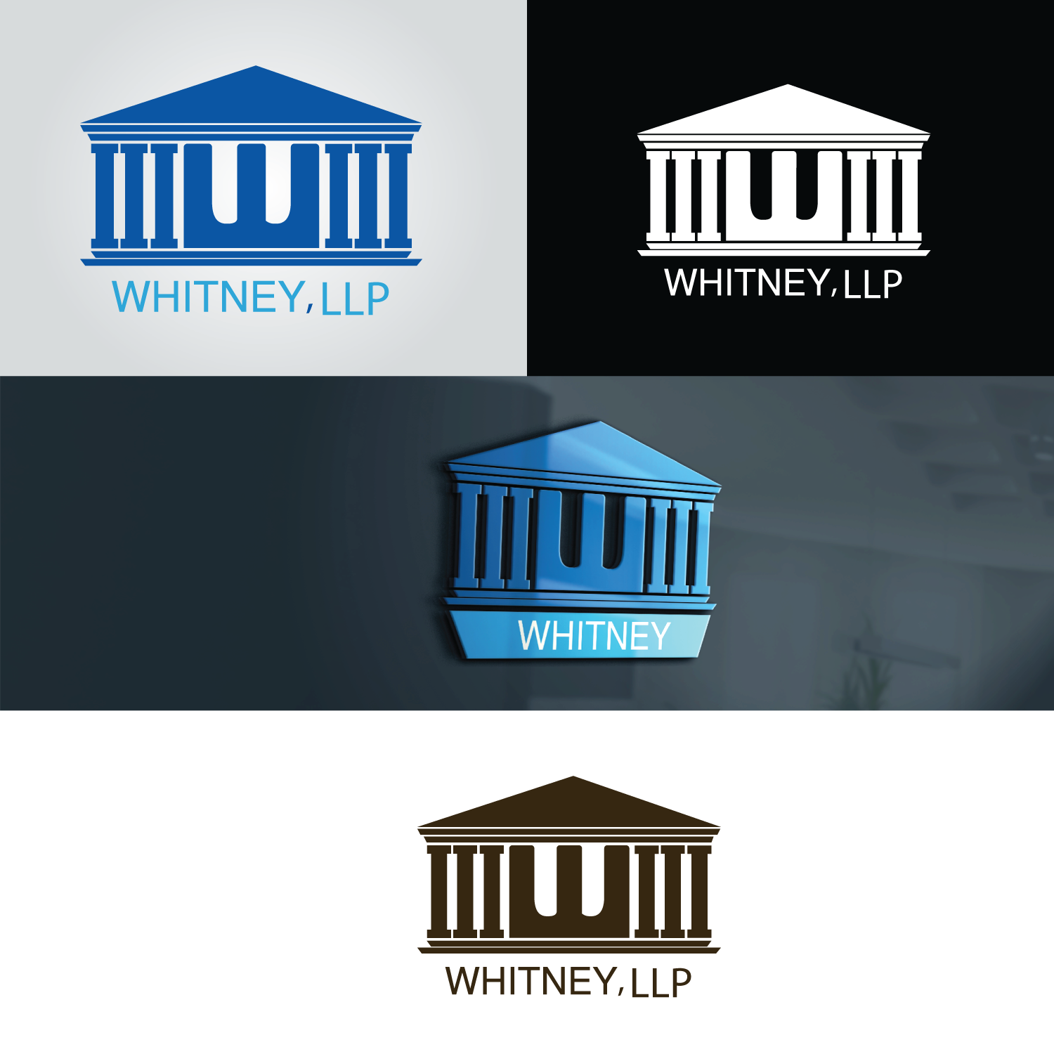 Logo Design by waqasghouri549 for Whitney, LLP | Design #9875742