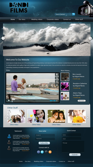 Web Design by pb for this project | Design: #437324