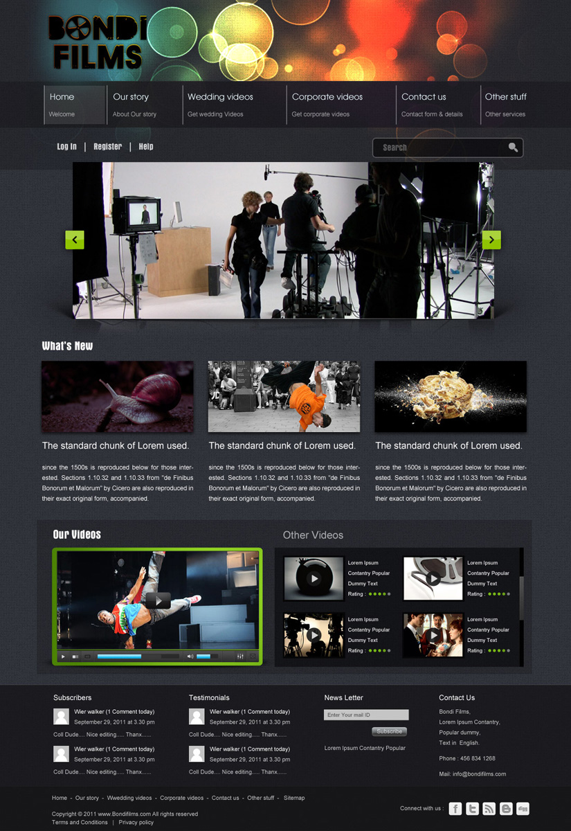 Web Design by pb for this project | Design #437326