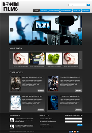 Web Design by pb for this project | Design: #437575