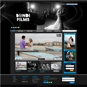 Web Design Project for Film Business | Diseño Web por CreativeIyke