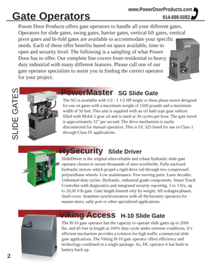 Diseño de Brochure por  Stamates Design para Power Door Products | Diseño #2270920