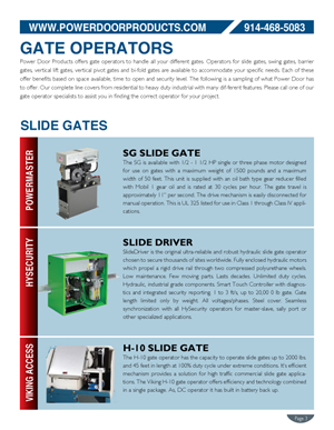 Diseño de Brochure por ADEX para Power Door Products | Diseño #2187892