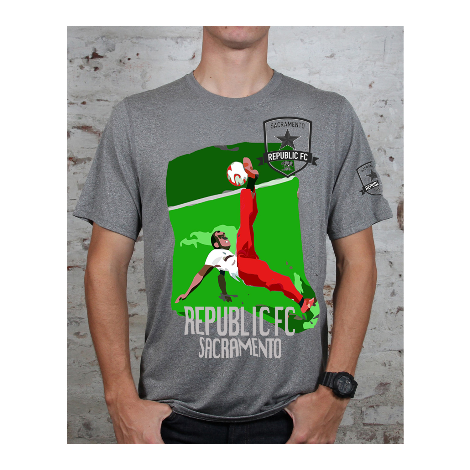 T-shirt Design by davem for Sacramento Republic FC | Design #9900837