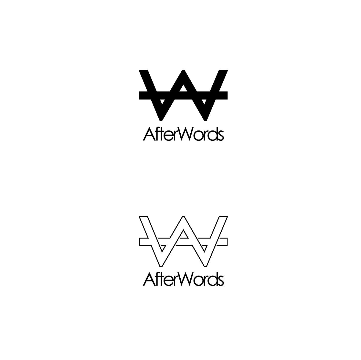 Logo Design by abc. for Afterwords | Design #9891802