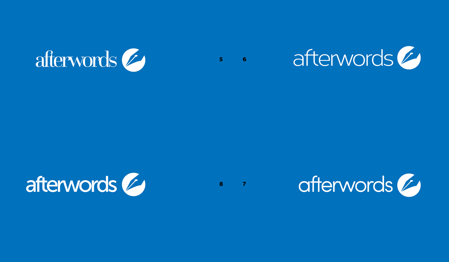Logo Design by Emilis Vastakas for Afterwords | Design: #10000083