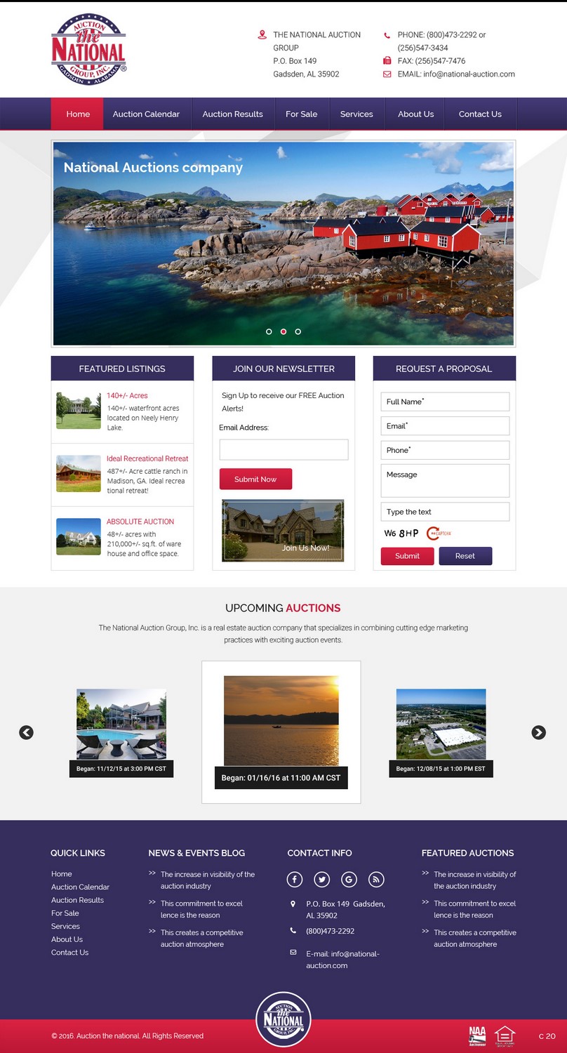 Web Design by pb for AuctionServices.com, Inc. | Design #9874319