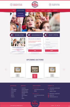 Web Design by pb for AuctionServices.com, Inc. | Design: #9879230
