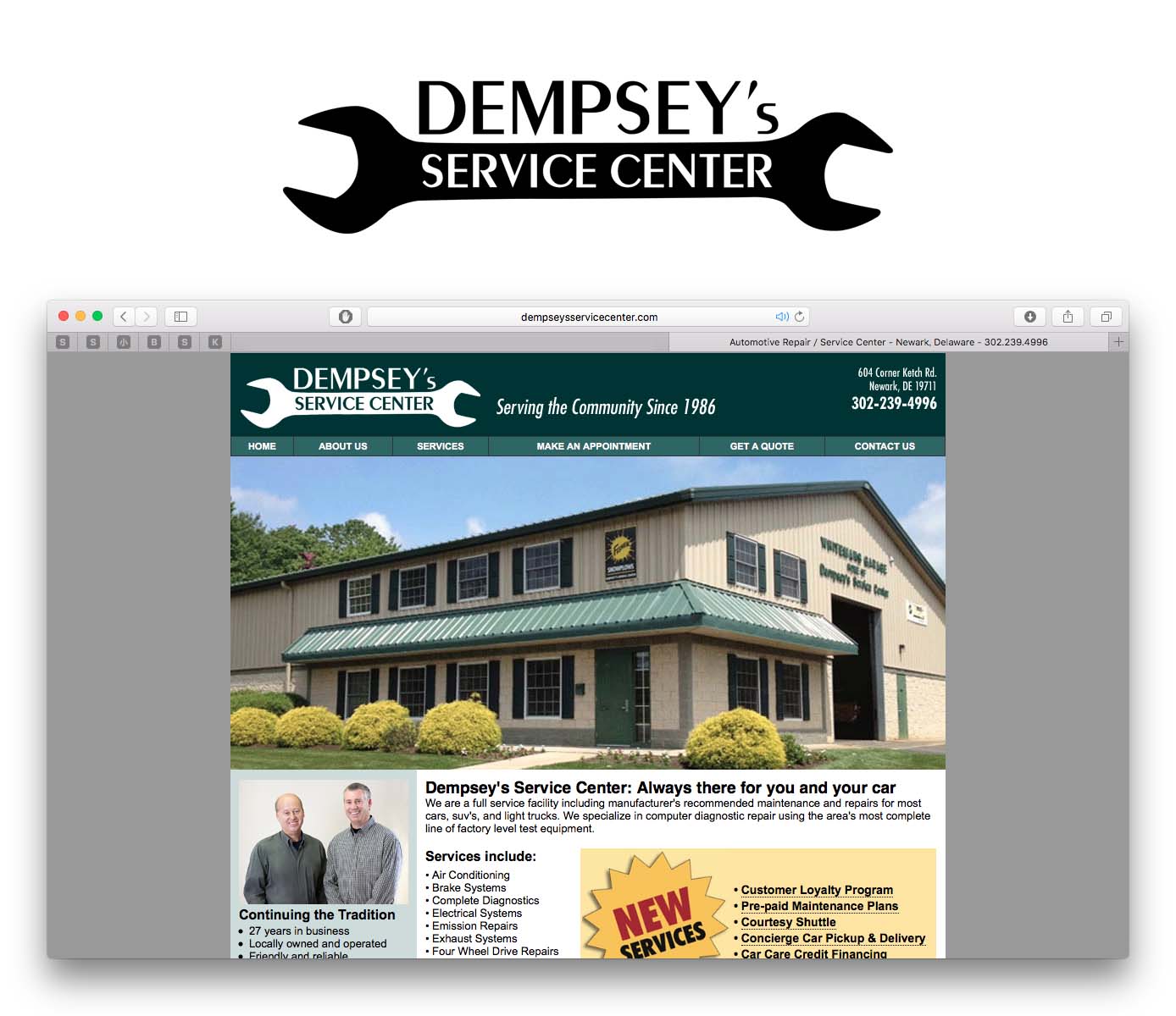 Logo Design by sayomomo for Dempsey's Service Center | Design #9878007