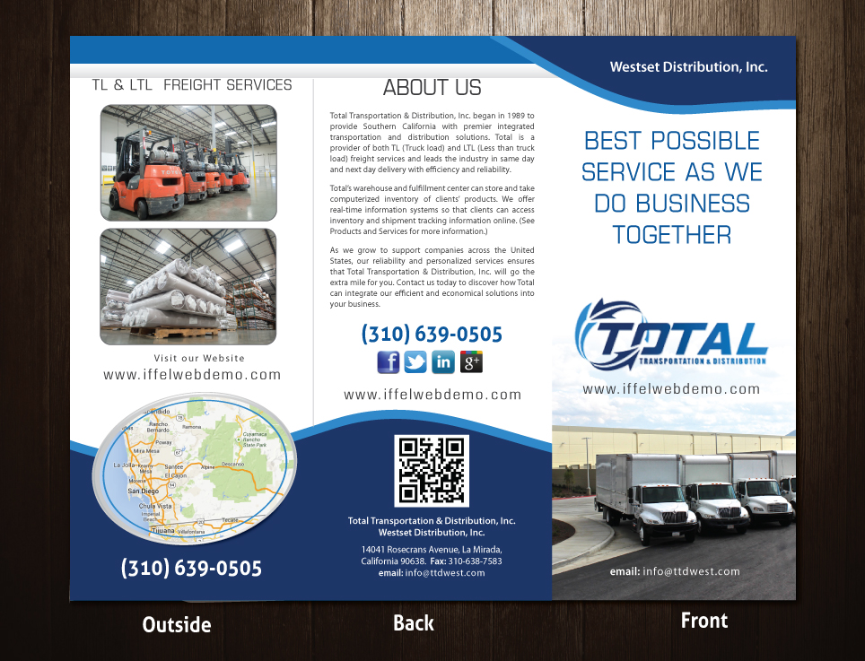 Brochure Design by meet007 for Iffel International | Design #2164823