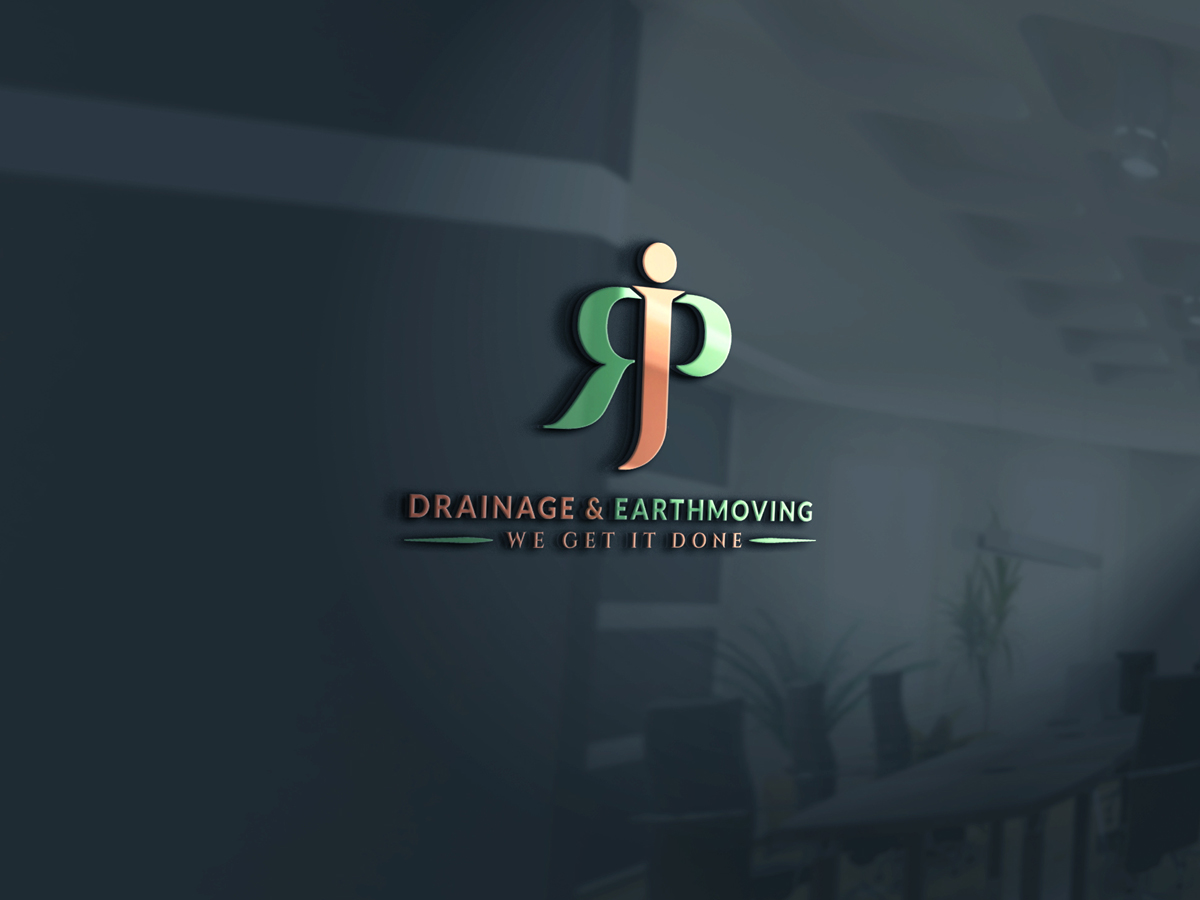 Diseño de Logo por yoossefMaroc para RJP Drainage & Earthmoving | Diseño #9887793
