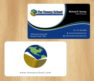 International School Business Card Design | Design de Carte de Visite par Infinitive Technology