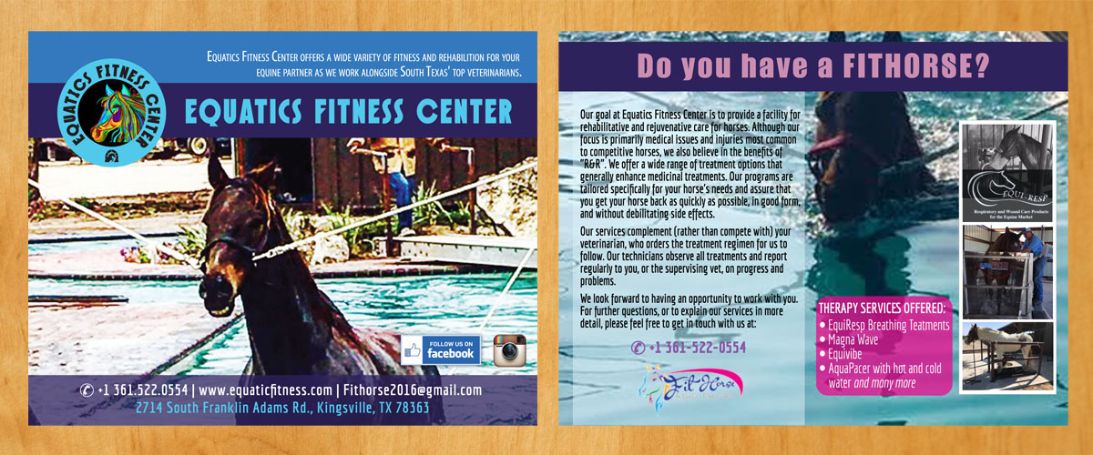Design de Carte Postale par Venus L. Penaflor pour Fithorse by Equatics Fitness Center | Design #10586324
