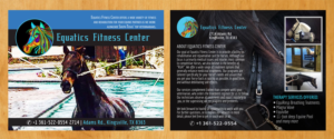 Postcard Design by Venus L. Penaflor for Fithorse by Equatics Fitness Center | Design: #9993953