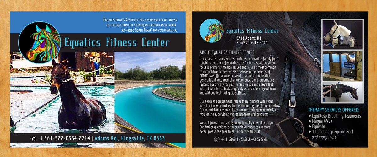 Design de Carte Postale par Venus L. Penaflor pour Fithorse by Equatics Fitness Center | Design #9993976