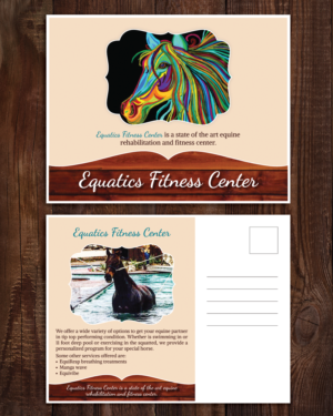 Postcard Design by mehandzic.j for Fithorse by Equatics Fitness Center | Design: #10026568