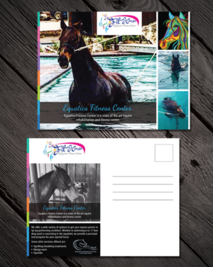 Postcard Design by mehandzic.j for Fithorse by Equatics Fitness Center | Design: #10295094
