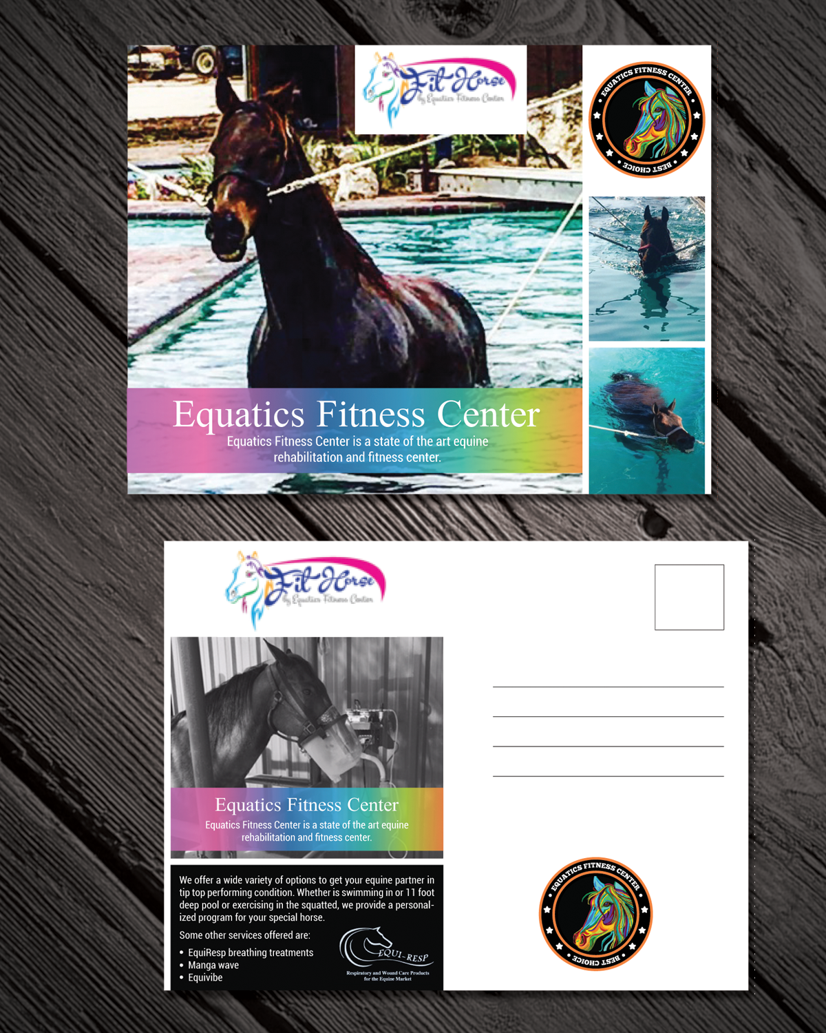 Design de Carte Postale par mehandzic.j pour Fithorse by Equatics Fitness Center | Design #10306023