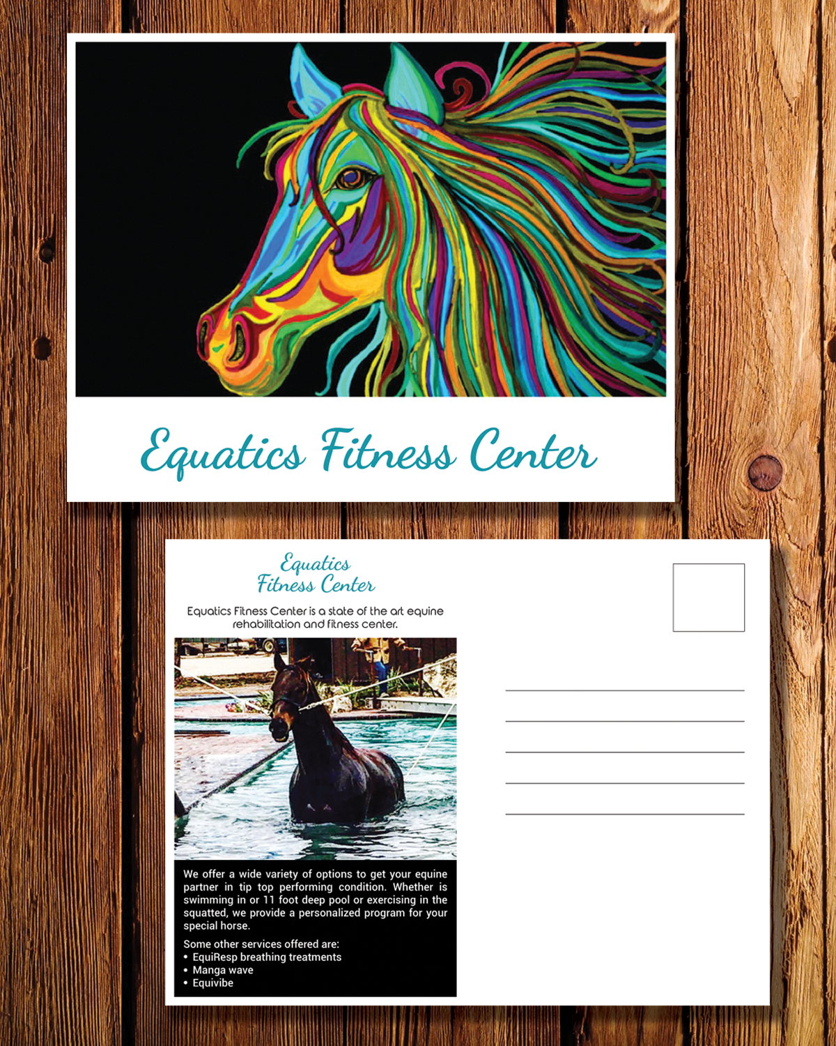Design de Carte Postale par mehandzic.j pour Fithorse by Equatics Fitness Center | Design #9992302