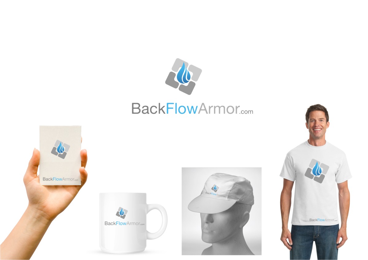 Logo Design by Amduat Design for BACKFLOW ARMOR | Design #2134041