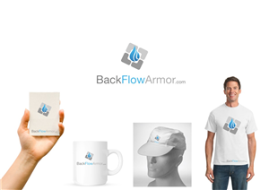 Logo-Design von Amduat Design für BACKFLOW ARMOR | Design: #2134041