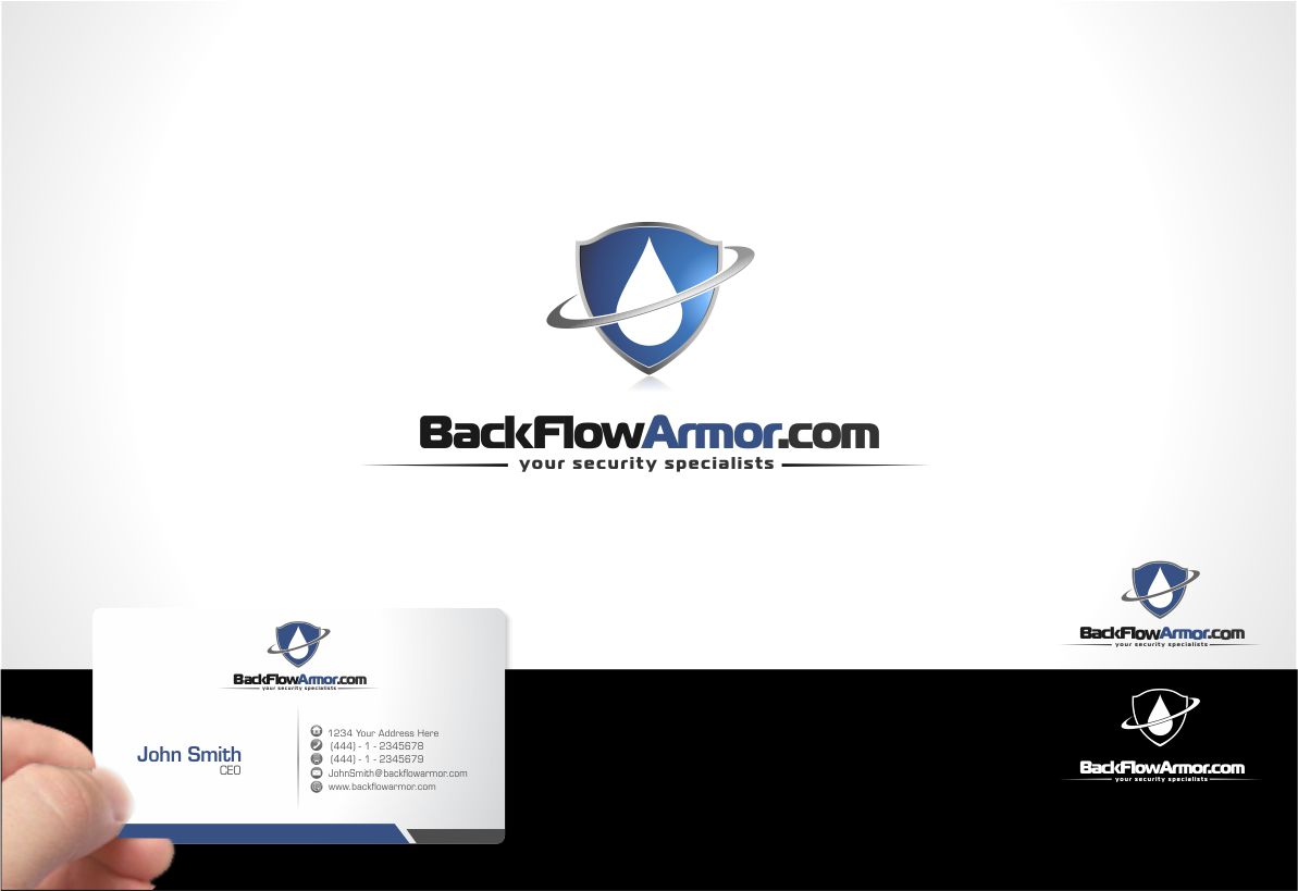 Logo Design by Robby SC for BACKFLOW ARMOR | Design #2128941