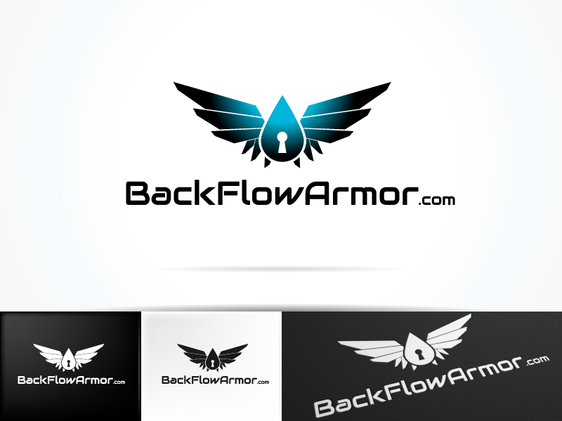 Logo Design by Outright Group for BACKFLOW ARMOR | Design #2134813