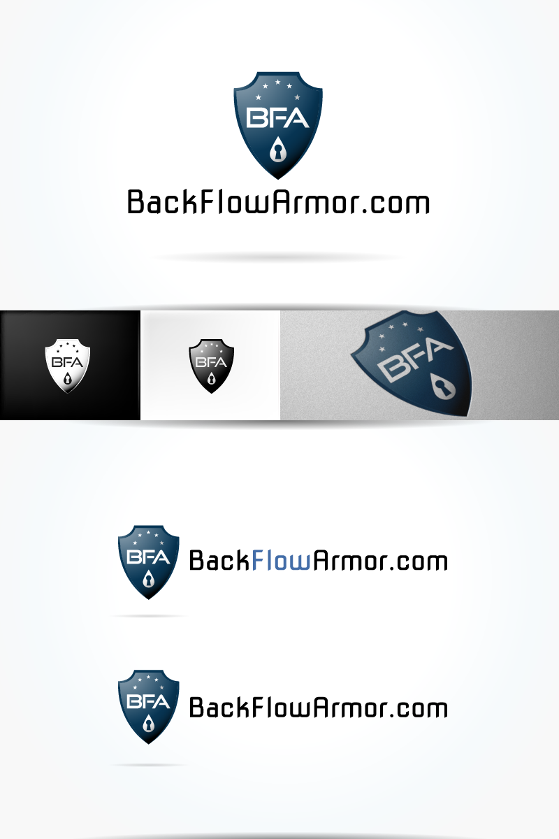 Logo Design by Outright Group for BACKFLOW ARMOR | Design #2168434