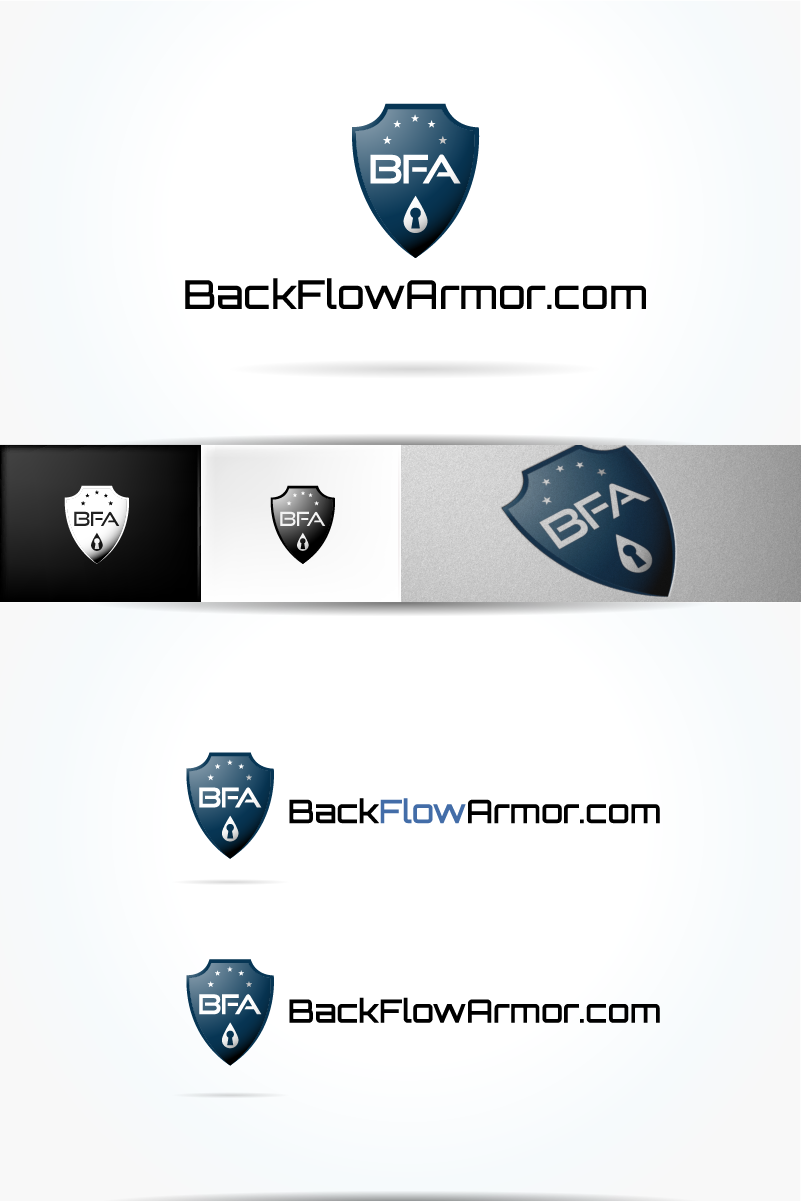Logo Design by Outright Group for BACKFLOW ARMOR | Design #2168435