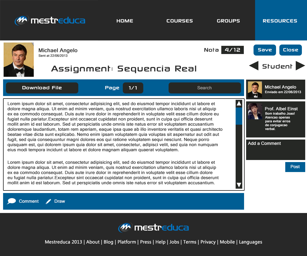 Web Design by Albel for Mestreduca | Design #2307089