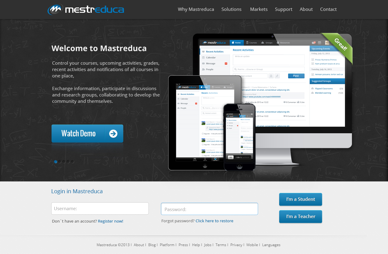 Web Design by Violeta Pironkova for Mestreduca | Design #2180008