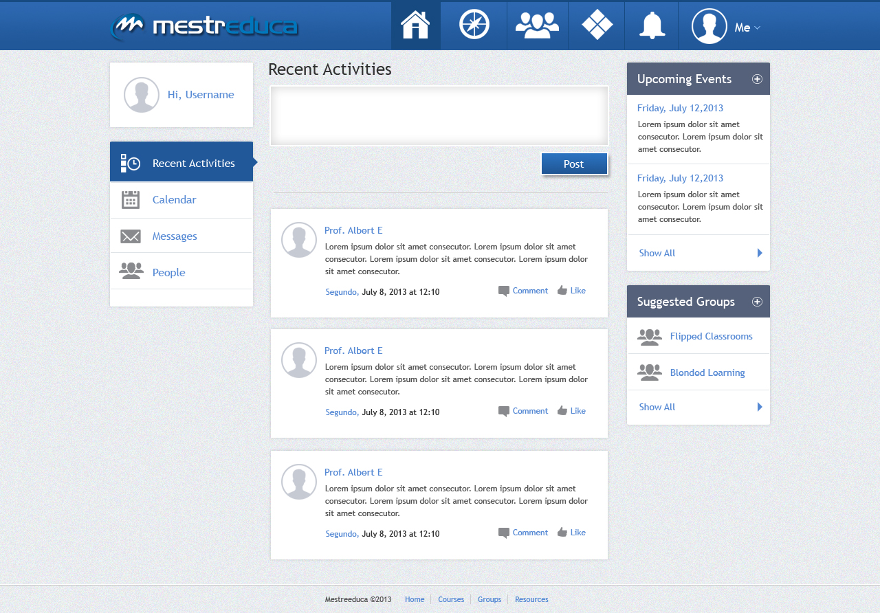 Web Design by Jagannath for Mestreduca | Design #2284648