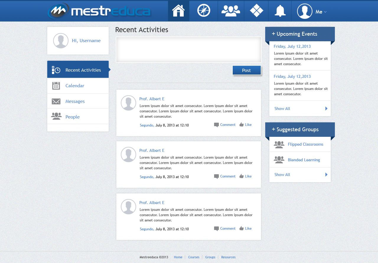 Diseño Web por Jagannath para Mestreduca | Diseño #2285317
