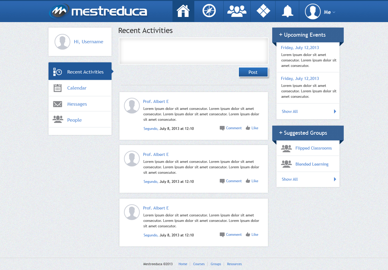 Diseño Web por Jagannath para Mestreduca | Diseño #2285415