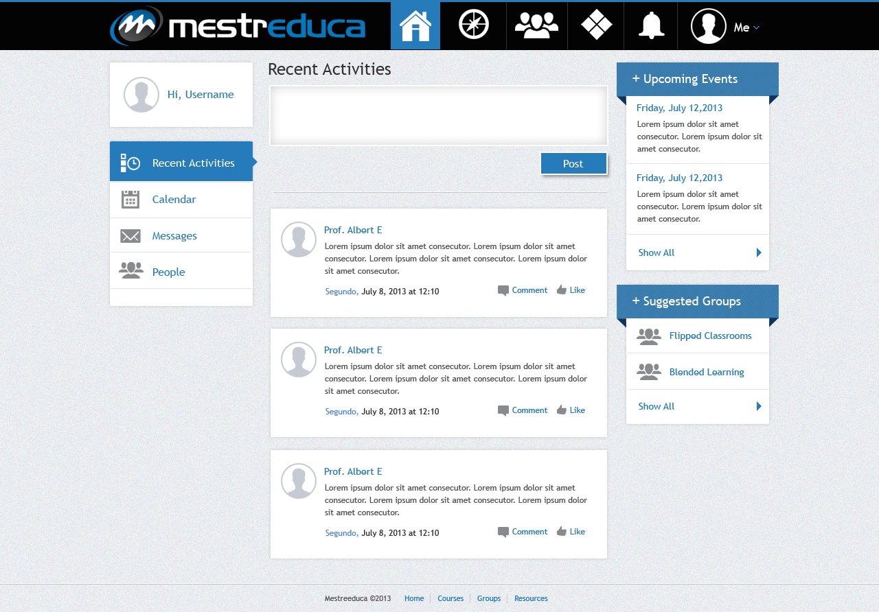 Diseño Web por Jagannath para Mestreduca | Diseño #2298441