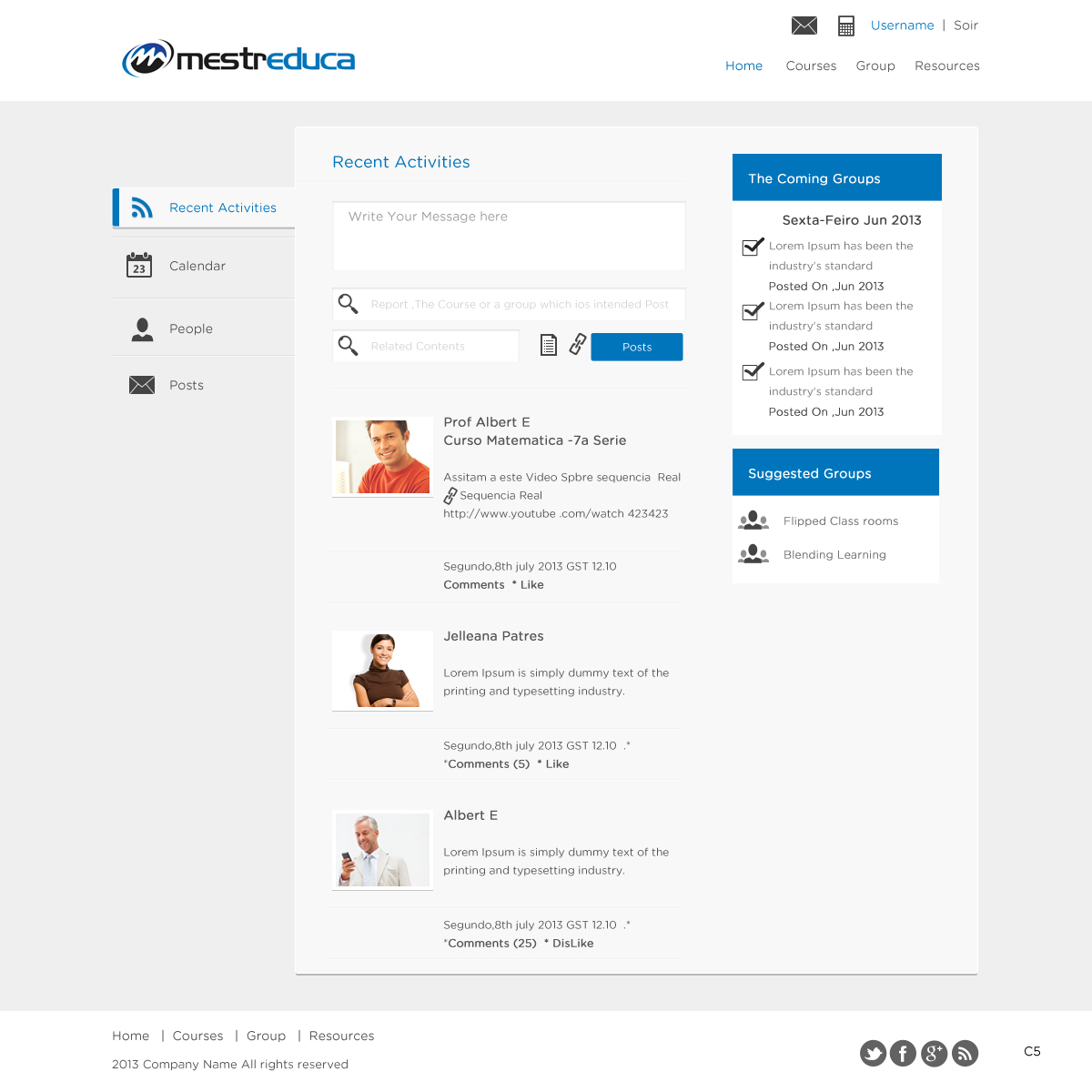 Diseño Web por pb para Mestreduca | Diseño #2161199