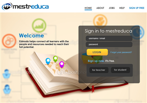 Diseño Web por jeckx2 para Mestreduca | Diseño: #2203867