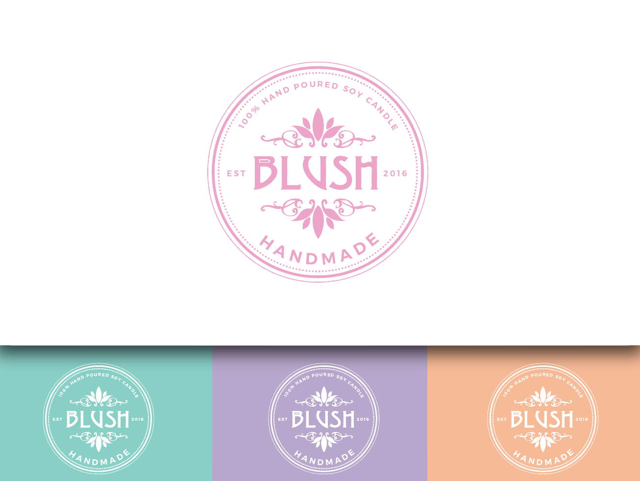 Logo Design by wonderland for Blush Handmade | Design #9872452
