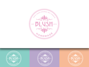 Logo Design by wonderland for Blush Handmade | Design: #9872452